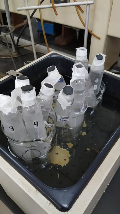 Montaje experimental de la prueba de eficiencia mediante la norma NACE TM 0374 – 2007 [17]