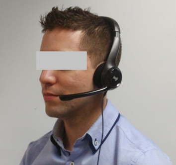 Posicionamiento de la diadema