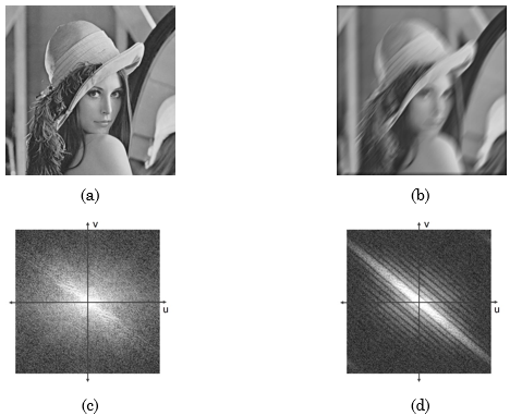 Efectos de la
degradación sobre la imagen de Lenna.